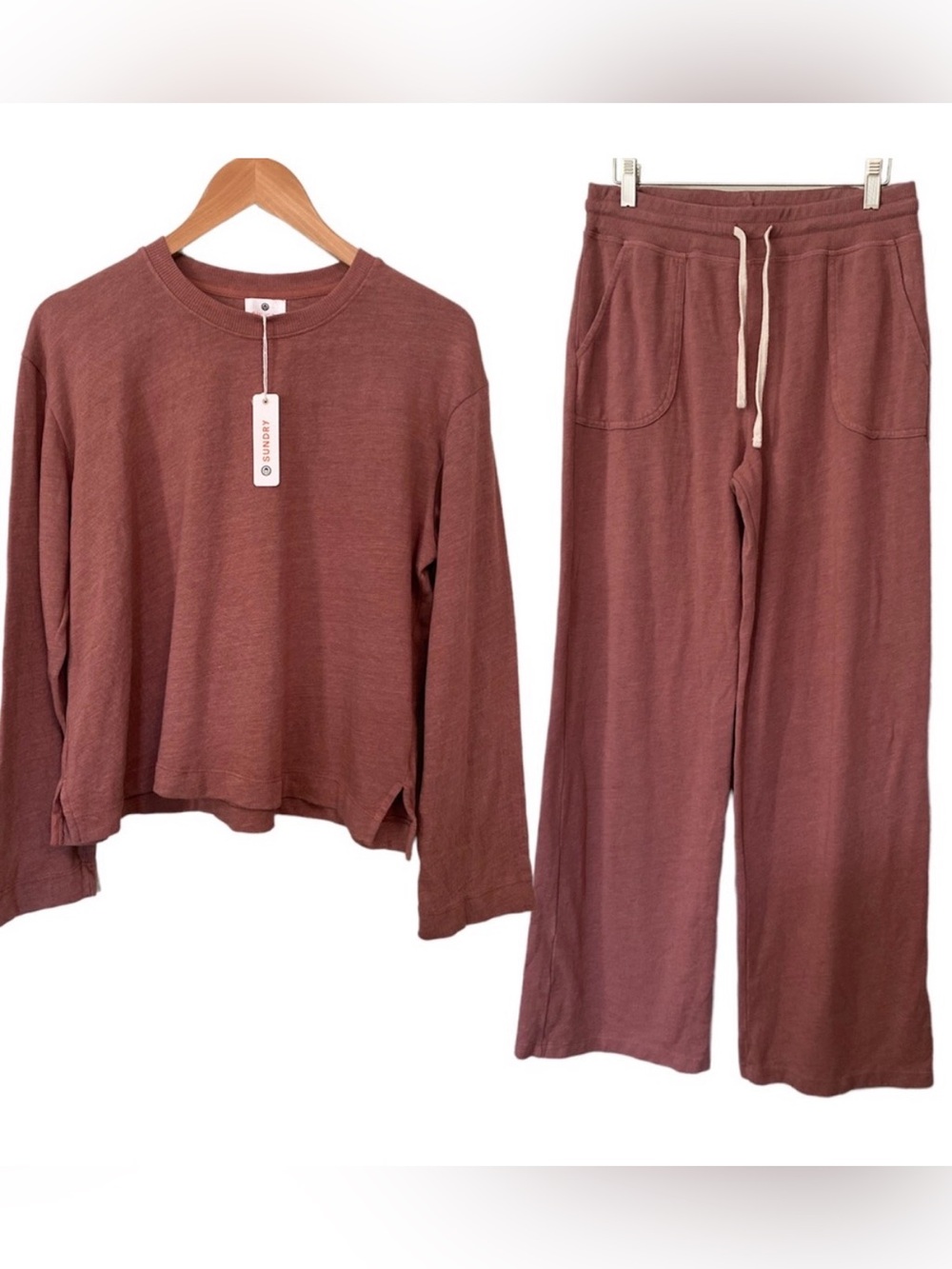 Sundry Wide Leg Lounge Wear Set Size large Pants ONLY